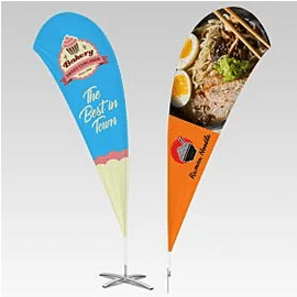 Promotional Teardrop Flags Manufacture south Florida